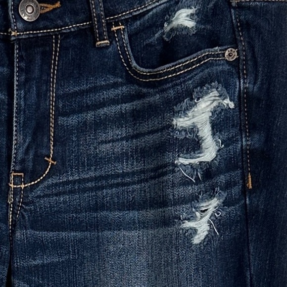 Abercrombie & Fitch "The A&F Skinny" distressed jeans, size 4R/27 - Picture 2 of 13